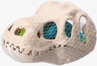 KiddyGo set de plage dinosaure - jouet de plage moules T-Rex blanc