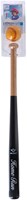 Angel Sports set de baseball - batte en bois 28 pouces avec balle noire-2