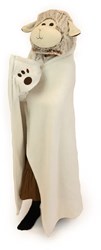 Noxxiez couverture mouton - plaid polaire doux pour enfants