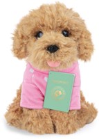 Studio Pets peluche chien Cookie 23cm rose brun cadeau