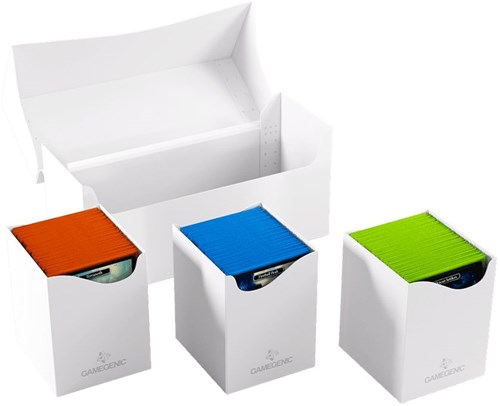 Gamegenic boîte de rangement cartes Triple Deck Holder 300+ XL blanc