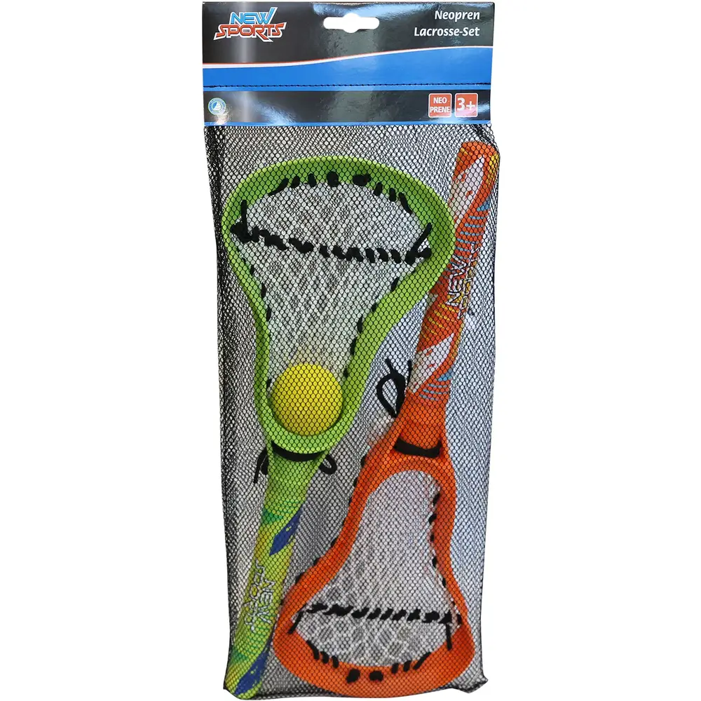New Sports set de lacrosse jouet - Néoprène, 3 pièces, multicolore