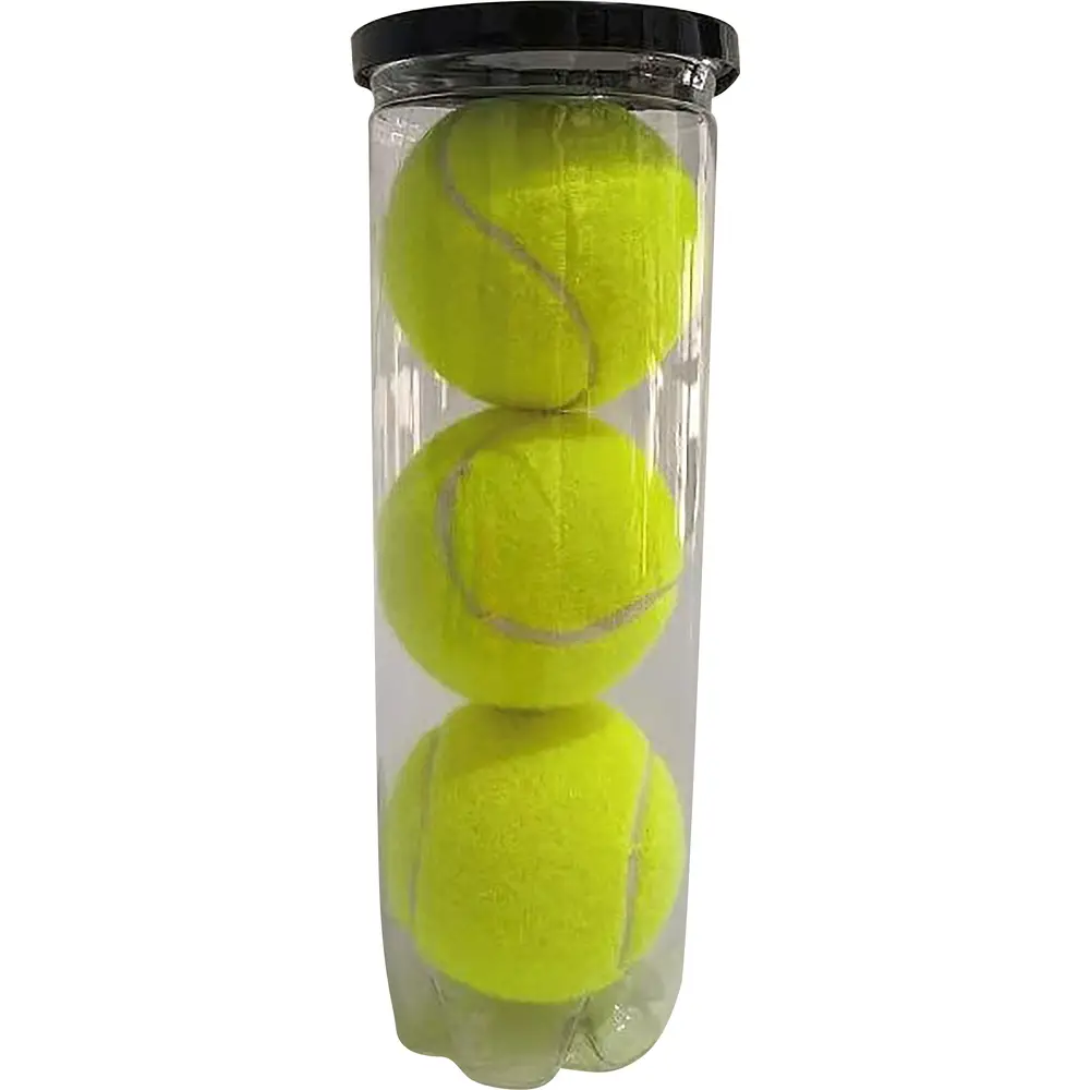 New Sports balles de padel jaunes 3 pièces pour jeu de padel