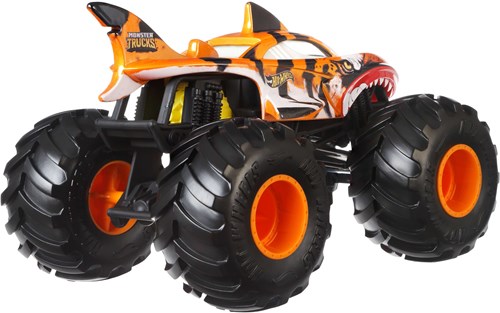 Hot Wheels voiture jouet Monster Truck Requin Tigre échelle 1:24-3