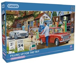 Gibsons puzzle Filling Up for the Trip 636 pièces plaisir du puzzle