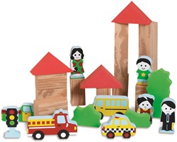 Edushape Foam blocs Mon Monde Doux - Ville