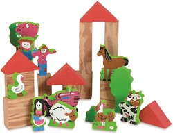 Edushape Foam blocs Mon Monde Doux - Ferme