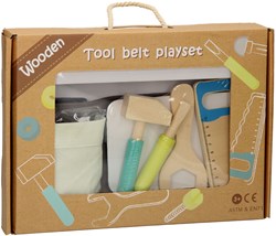 Ceinture à outils set d'outils en bois jouet pour enfants
