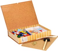 Hamertje Tik Pompier jouet en bois dans boîte de rangement jeu créatif-2