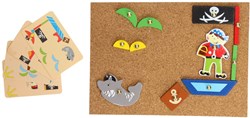 Hamertje Tik Pirate jouet en bois jeu créatif thème pirate