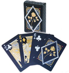 HOT Sports + Toys cartes à jouer noir or rose waterproof PVC