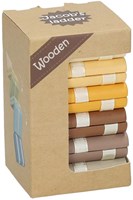 Échelle de Jacob en bois jouet sensoriel multicolore pastel-3