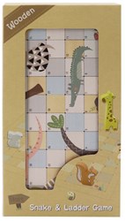 Lobbes jeu en bois Serpents et Échelles pour enfants jouet classique