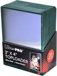 Ultra Pro protège-cartes Toploader vert 3x4 pouces 25 pièces Pokémon