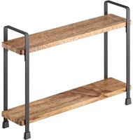 Metaltex étagère à épices york lava 2 niveaux 8x34x23 cm rangement cuisine-2