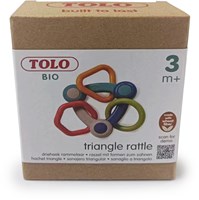 Tolo Bio hochet bébé triangle - jouet durable en bioplastique-3
