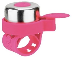 Micro sonnette vélo rose - Accessoire aluminium trottinette et vélo