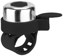 Micro sonnette vélo noire - accessoire trottinette aluminium étanche