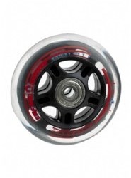 Micro roue trottinette 80mm transparente - roue arrière PU pour Mini et Maxi Micro
