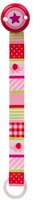 Heimess attache-tétine éléphant rose accessoire bébé 21,5 cm
