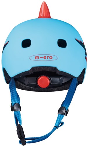 Micro casque 3D Scootersaurus casque vélo enfant bleu M avec lumière LED-3