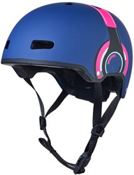 Micro casque enfant ABS Headphone Rose avec lumière LED et fermeture Fidlock