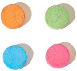 Mini U jouet de bain Fizzy Plops - bombes de bain pour enfants - plaisir coloré