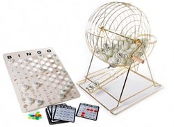 HOT Games Bingomolen XL grand cuivre 50 cm 75 balles