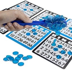 HOT Games Bingo Magic Wand m 100 fiches.17 mm.