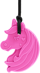 ARK Therapeutic collier à mâcher jouet sensoriel licorne rose XT medium Kauwketting in eenhoornvorm met hart en ster, voor lichte tot matige kauwers.