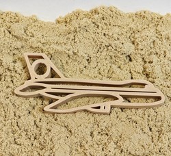 Grennn emporte-pièce avion - jouet éducatif pour pâte à modeler et sable
