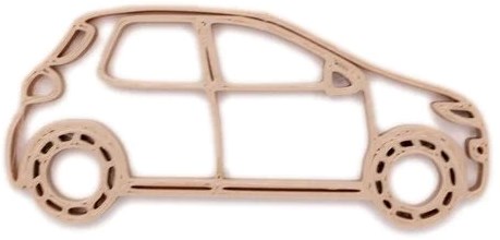 Grennn emporte-pièce voiture - jouet éducatif pour pâte à modeler et sable