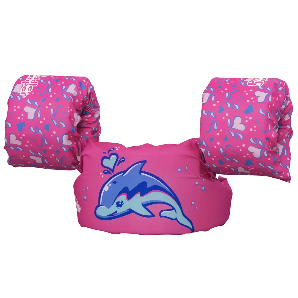 Bestway gilet de natation Puddle Jumper dauphin rose pour enfants 15-30 kg