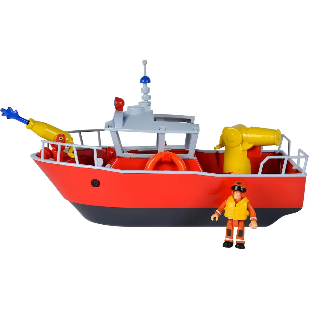 Simba Sam le pompier bateau de sauvetage Titan avec canons à eau 32 cm