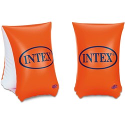 Intex Brassards de natation Luxe Large 6-12 ans orange PVC