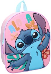Sac à dos Stitch 3D rose sac d'école enfant Disney