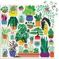 Mudpuppy puzzle 500 pièces - Happy Plants - puzzle nature coloré-2