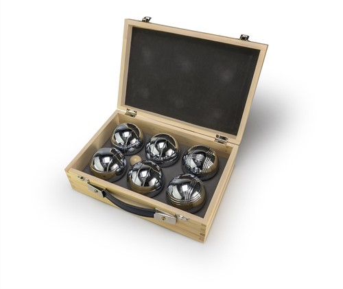 Tactique Jeu de Boules (Pétanque) dans une boîte en bois