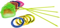 Lobbes set de compétition frisbee jouet d'extérieur avec filets-2