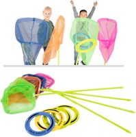 Lobbes set de compétition frisbee jouet d'extérieur avec filets-3