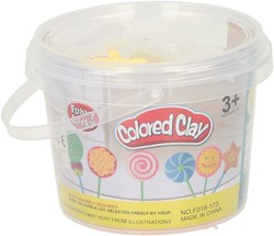 Coffret Pâte à Modeler Boîte de Rangement Faire des Sucettes - Jouet 6 Couleurs
