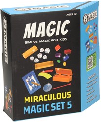 Lobbes coffret de magie jouet bleu clair pour enfants dès 6 ans