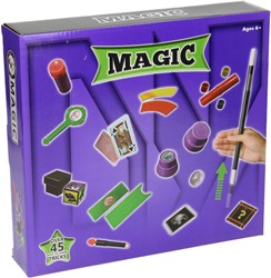 Coffret de magie 45 tours pour enfants set magicien apprentissage