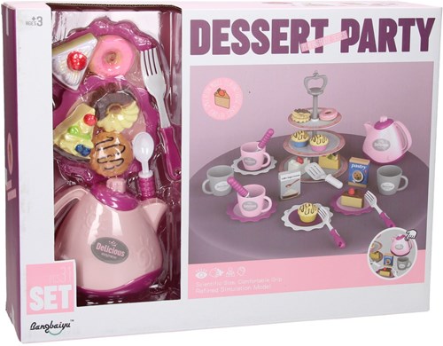 Coffret de jeu fête des desserts jouet pour enfants dès 3 ans-3