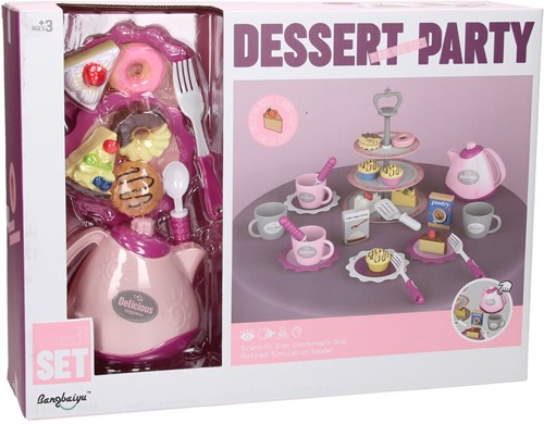 Coffret de jeu fête des desserts jouet pour enfants dès 3 ans
