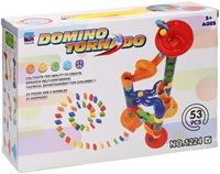 Domino Tornado circuit à billes jouet set 53 pièces plastique