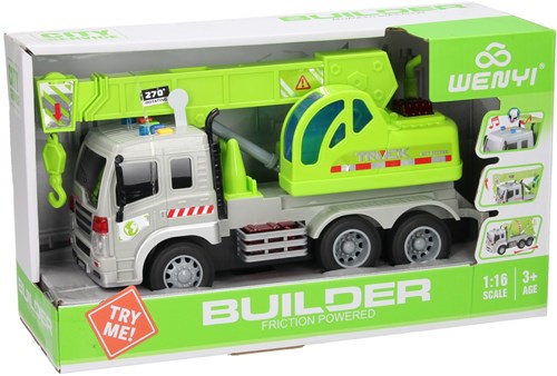 Camion jouet bras crochet avec lumière et son - camion coloré