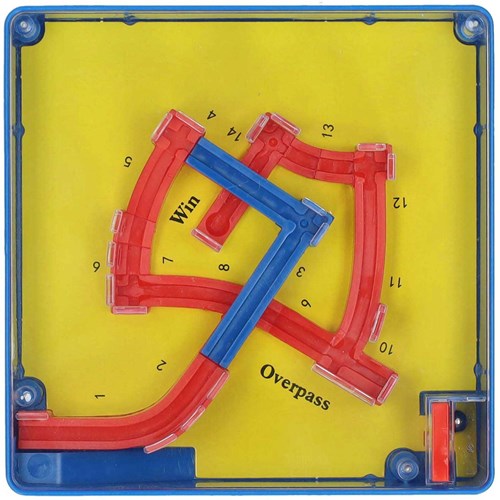 Albatros Hengelsport jeu de labyrinthe jeu d'équilibre parcours bille coloré-2