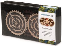 Recent Toys jeu de réflexion Double Trouble - labyrinthe en bois marron or-2