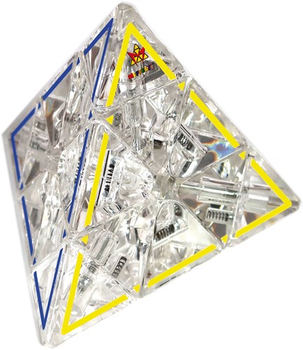 Pyraminx Crystal LE Breinbreker Puzzel